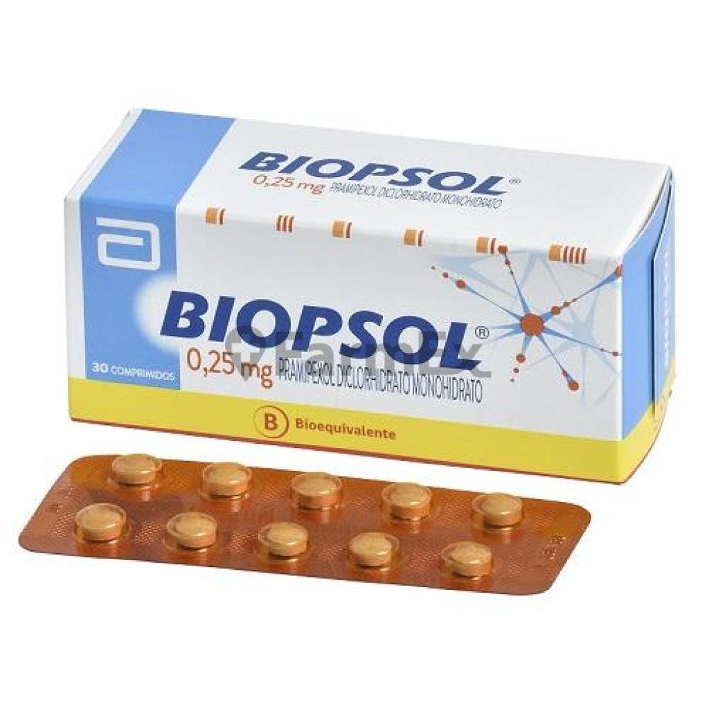 Biopsol 0,25 mgx 30 comprimido ABBOTT 
