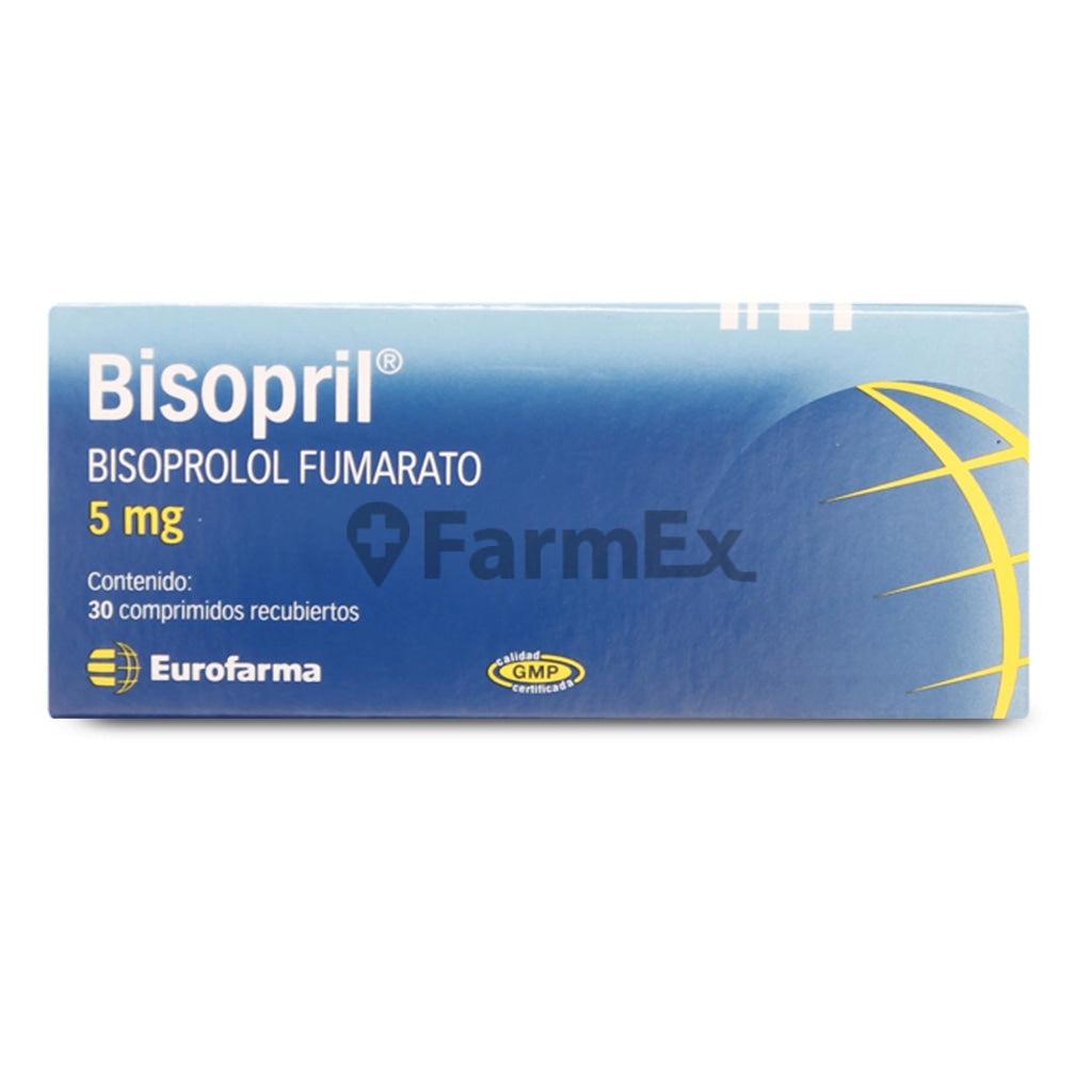 Bisopril 5 mg x 30 comprimidos EUROFARMA 