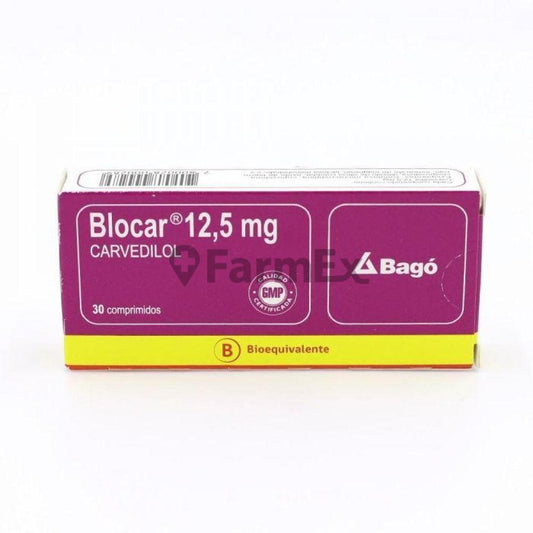 Blocar 12,5 mg x 30 comprimidos BAGO 