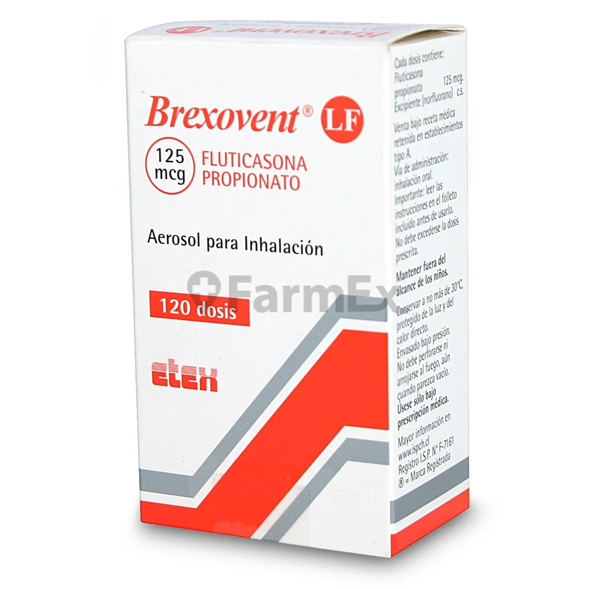 Brexovent LF 125 mcg / dosis x 120 dosis "Ley Cenabast" ETEX 