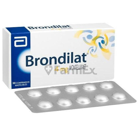 Brondilat 4 mg x 30 comprimidos masticables