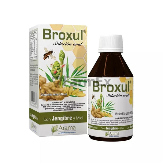 Broxul Jarabe "con Jengibre y Miel" x 120 mL Arama 