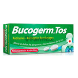 Bucogerm Tos Antitusivo Antiséptico Bucofaringeo x 10 comprimidos