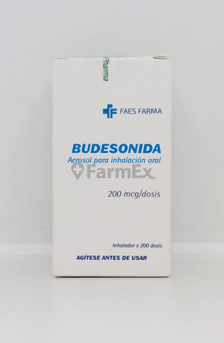 Budesonida Aerosol para Inhalación 200 mcg / dosis