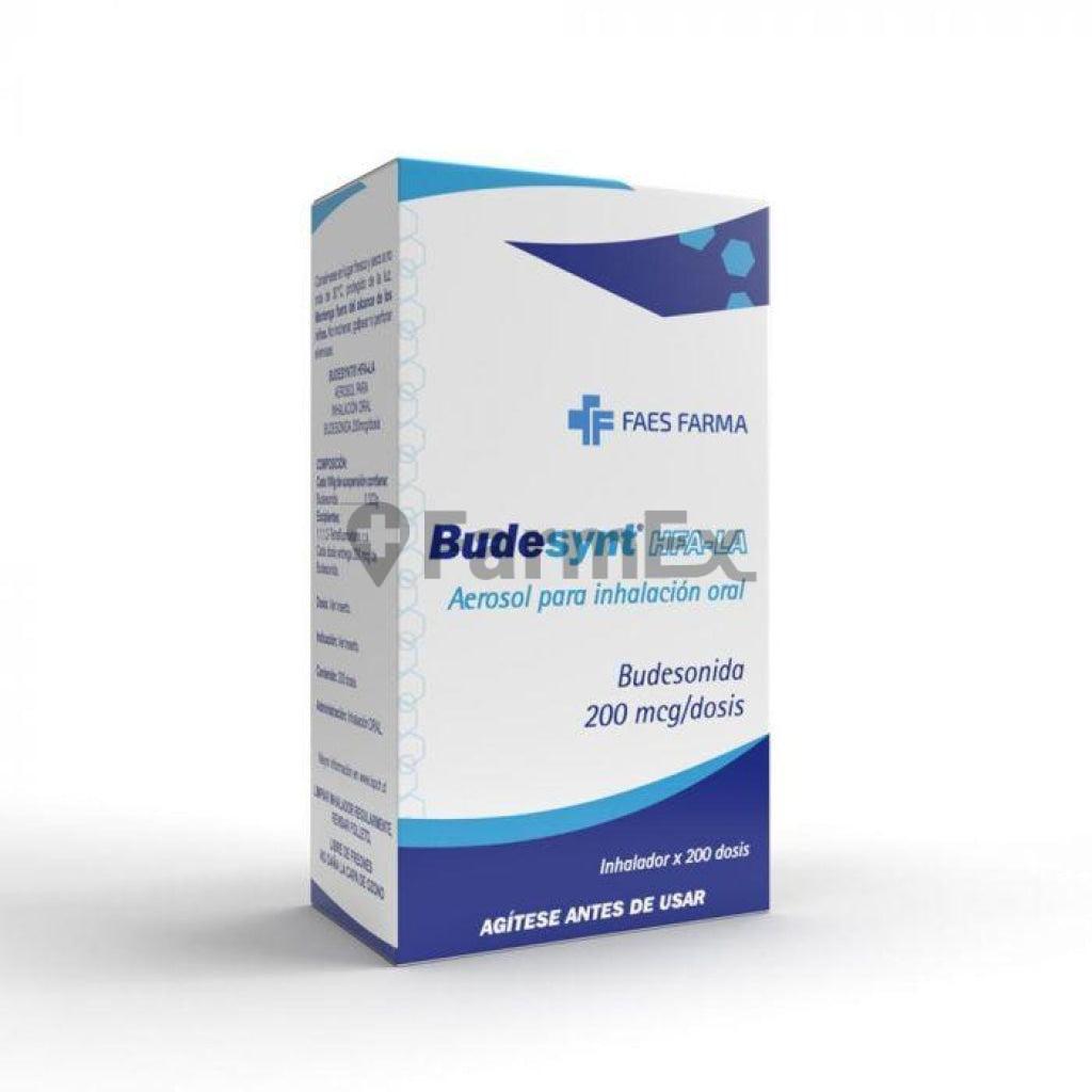 Budesynt HFA-LA Aerosol Inh. Oral 200 mcg / dosis "Ley Cenabast" (Debe Presentar Receta) FAES FARMA 