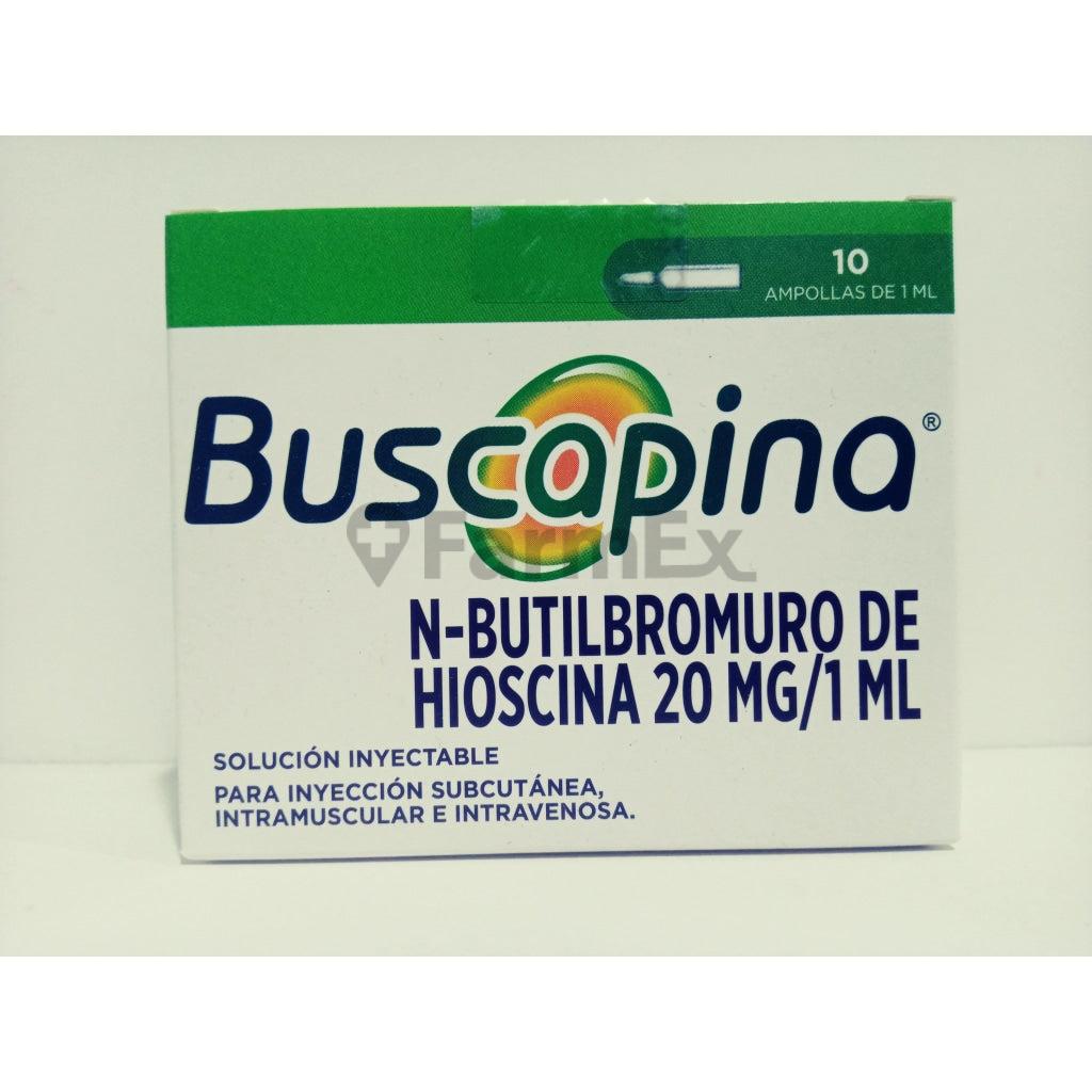 Buscapina 20 mg / 1 ml x 10 ampollas inyectables SANOFI 