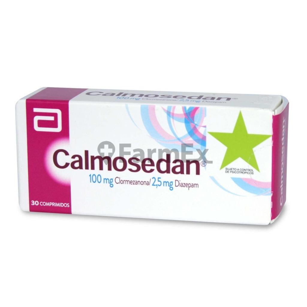 Calmosedan 100 mg / 2,5 mg x 30 comprimidos (Solo Venta en Sucursal) ABBOTT 