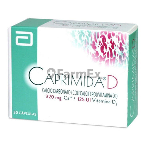 Caprimida D 320 mg / 125 U.I x 30 capsulas