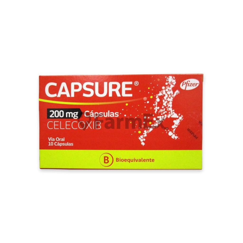 Capsure 200 mg x 10 Cápsulas PFIZER 