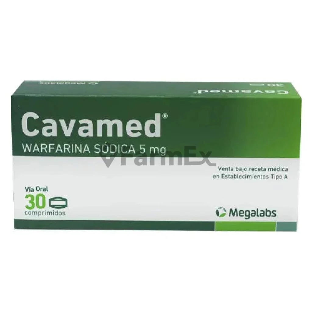 Cavamed 5 mg x 30 comprimidos Megalabs 