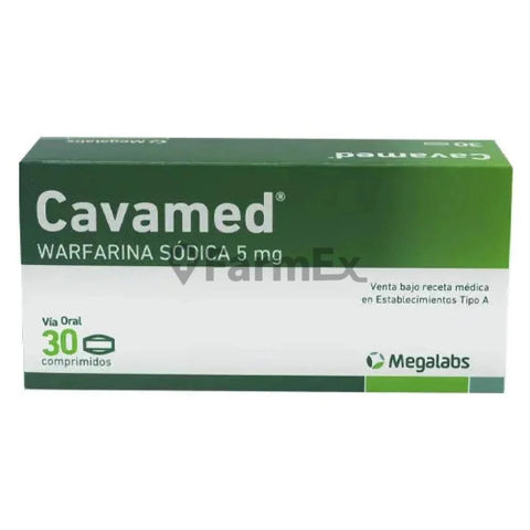 Cavamed 5 mg x 30 comprimidos