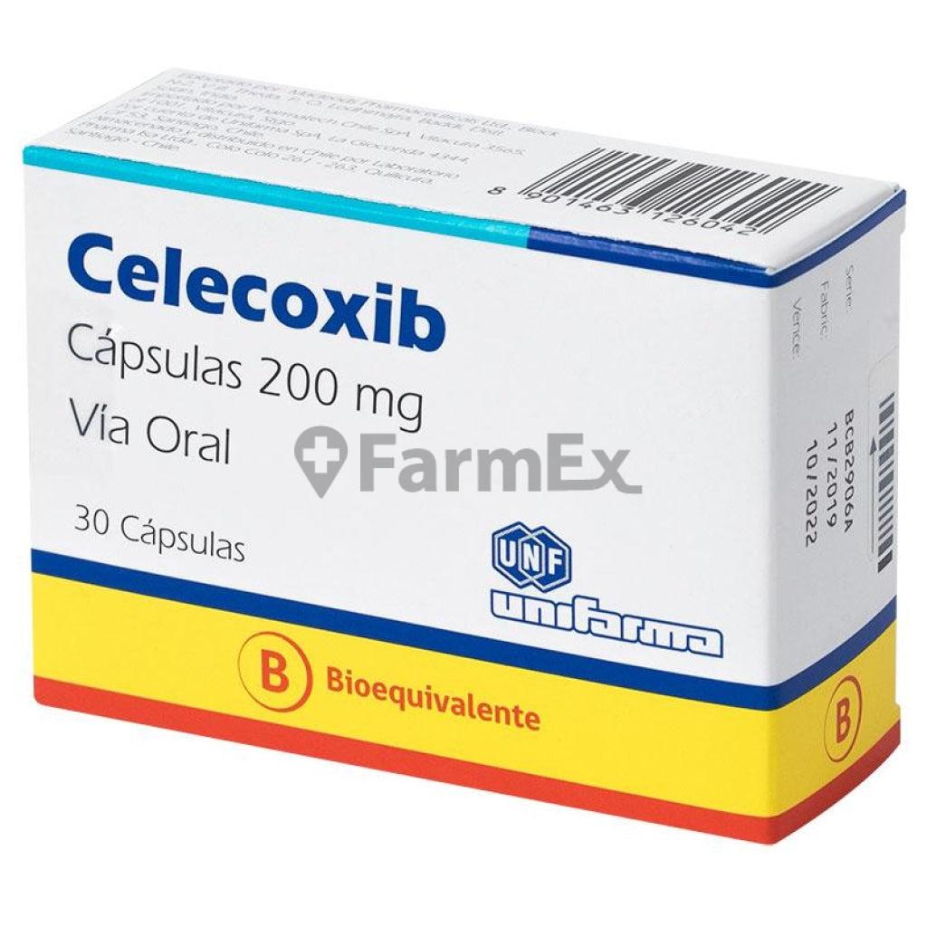 Celecoxib 200 mg x 30 comprimidos Unifarma 