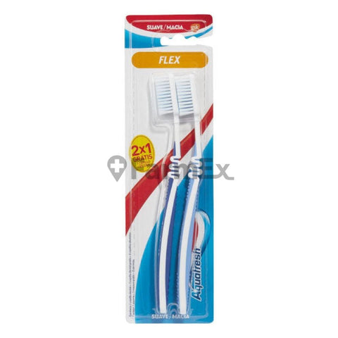 Cepillo dental 2x1 Flex suave Aquafresh