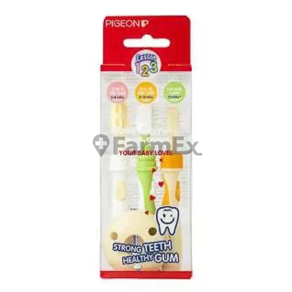 Cepillo Dental Entrenamiento x 3 unidades Pigeon 