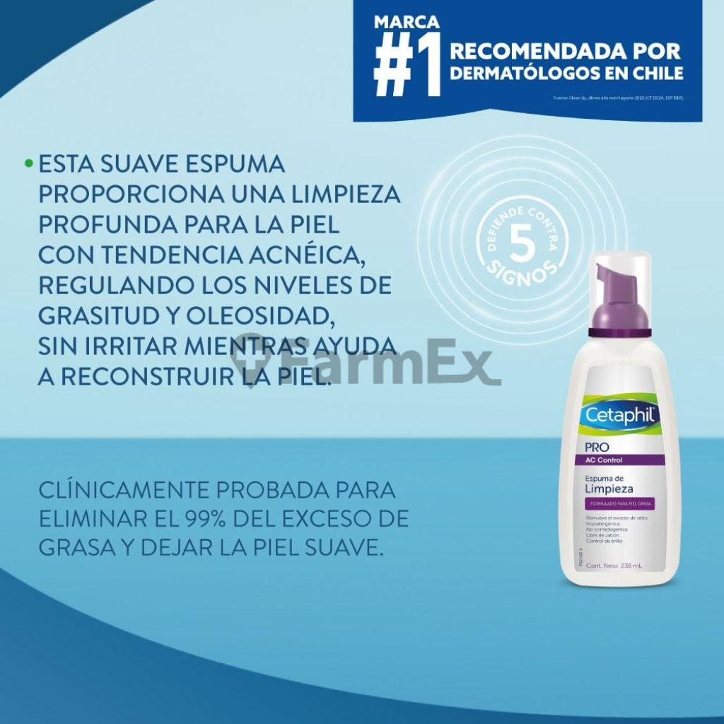 Cetaphil Pro AC Control Espuma de Limpieza "Piel Grasa" x 236 ml GALDERMA 