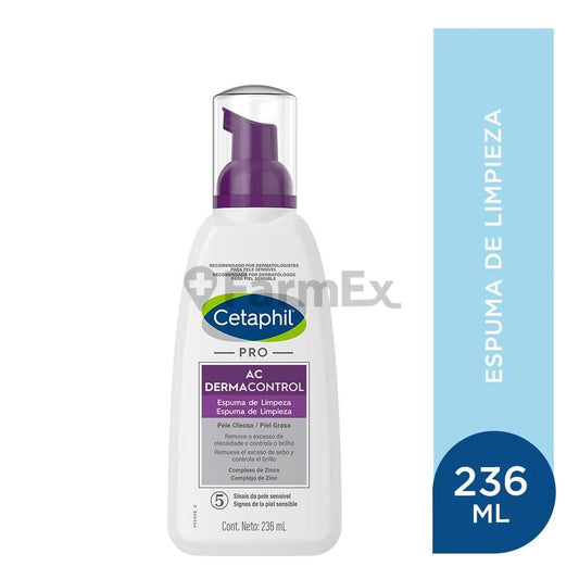 Cetaphil Pro AC Control Espuma de Limpieza "Piel Grasa" x 236 mL GALDERMA 
