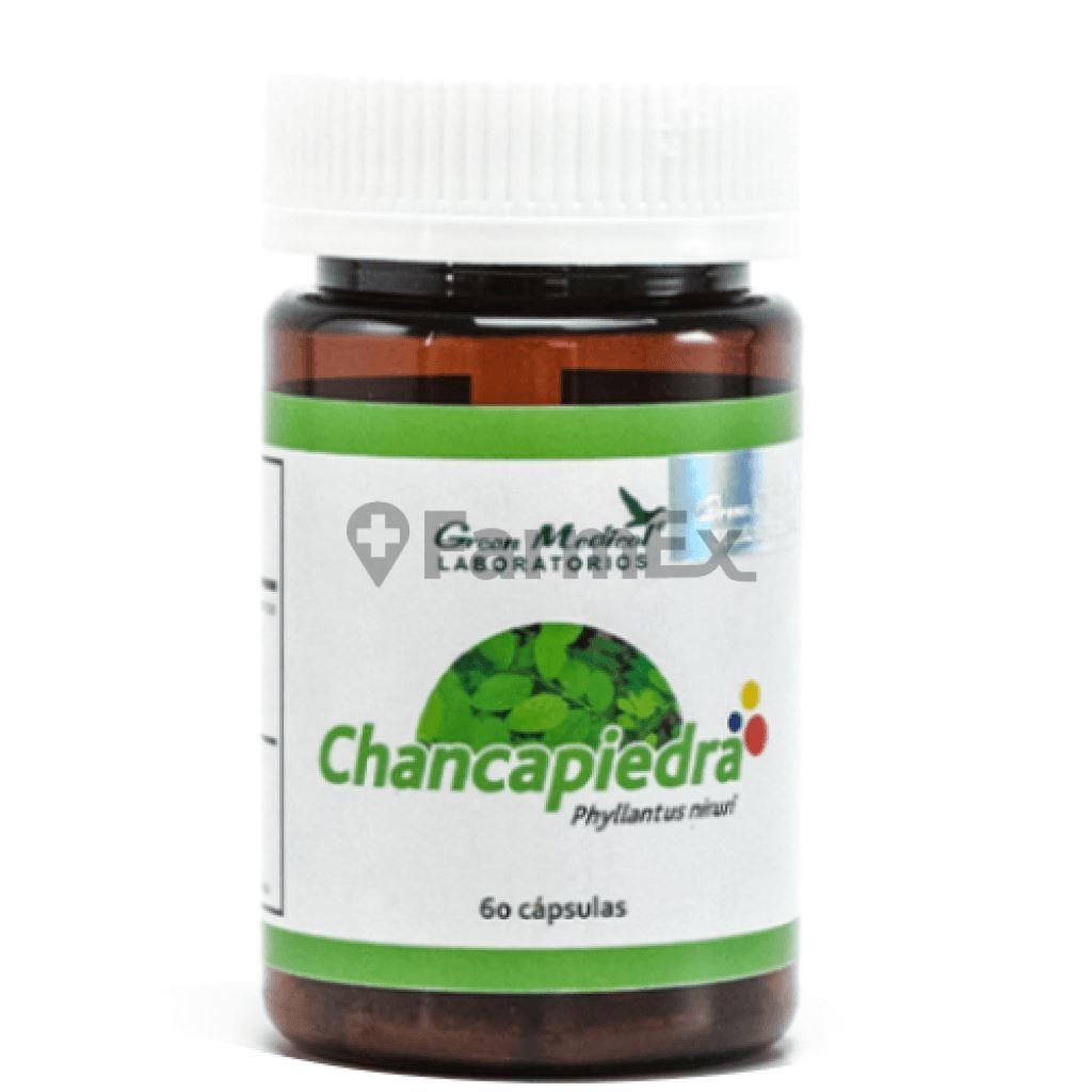 Chancapiedra x 60 cápsulas Green medical 