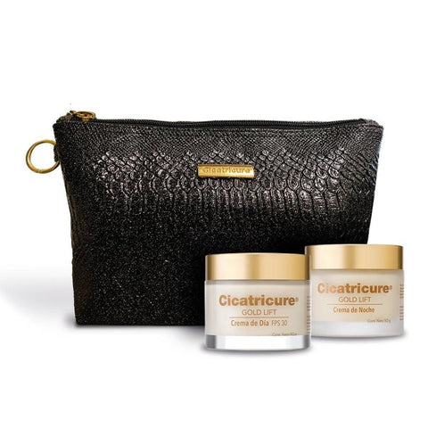 Cicatricure Gold Lift "Dia 50 g & Noche 50 g" + cosmetiquero