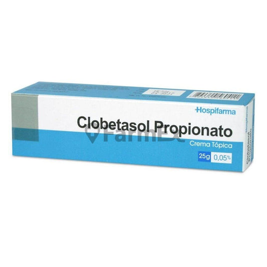 Clobetasol 0,05% Crema x 25 g. GENERICOS 