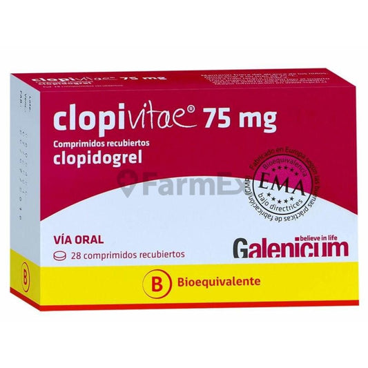 Clopivitae 75 mg x 28 comprimidos GALENICUM 