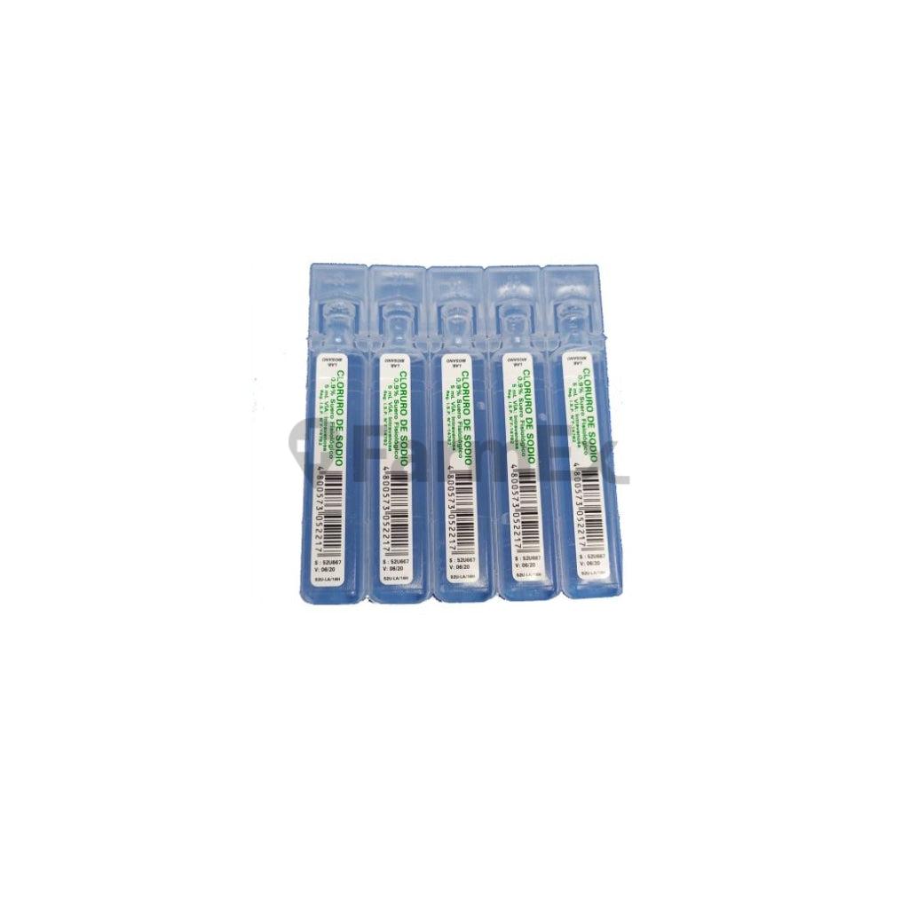 Cloruro de Sodio 0.9% x 5 ml x 1 ampolla Biosano 