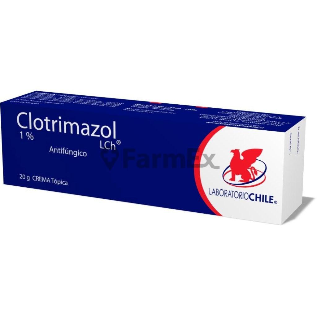 Clotrimazol 1% Crema Tòpica x 20 g. LABORATORIO CHILE 