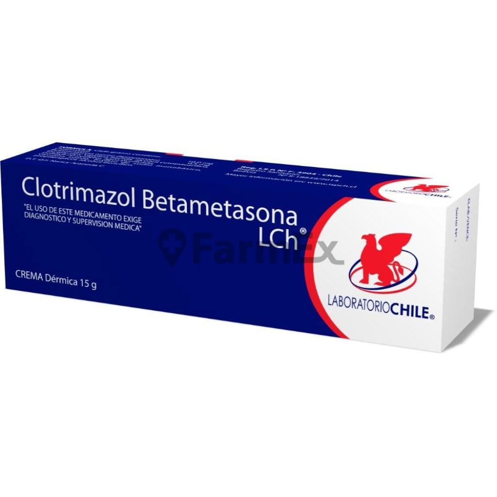 Clotrimazol+Betametasona Crema Dèrmica x 15 g. LABORATORIO CHILE 
