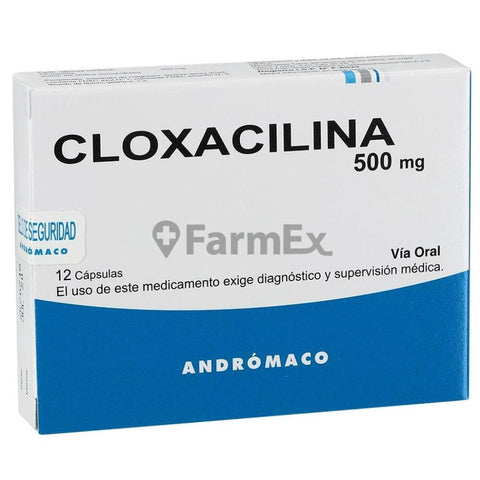 Cloxacilina 500 mg x 12 comprimidos