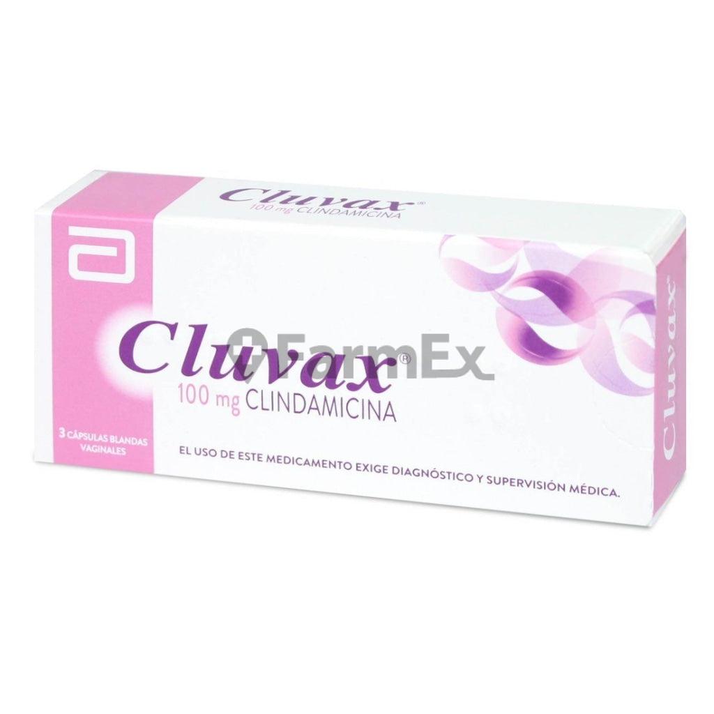Cluvax 100 mg x 3 cápsulas vaginales ABBOTT-RECALCINE 