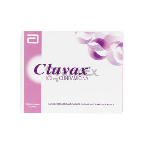 Cluvax 100 mg x 7 cápsulas vaginales