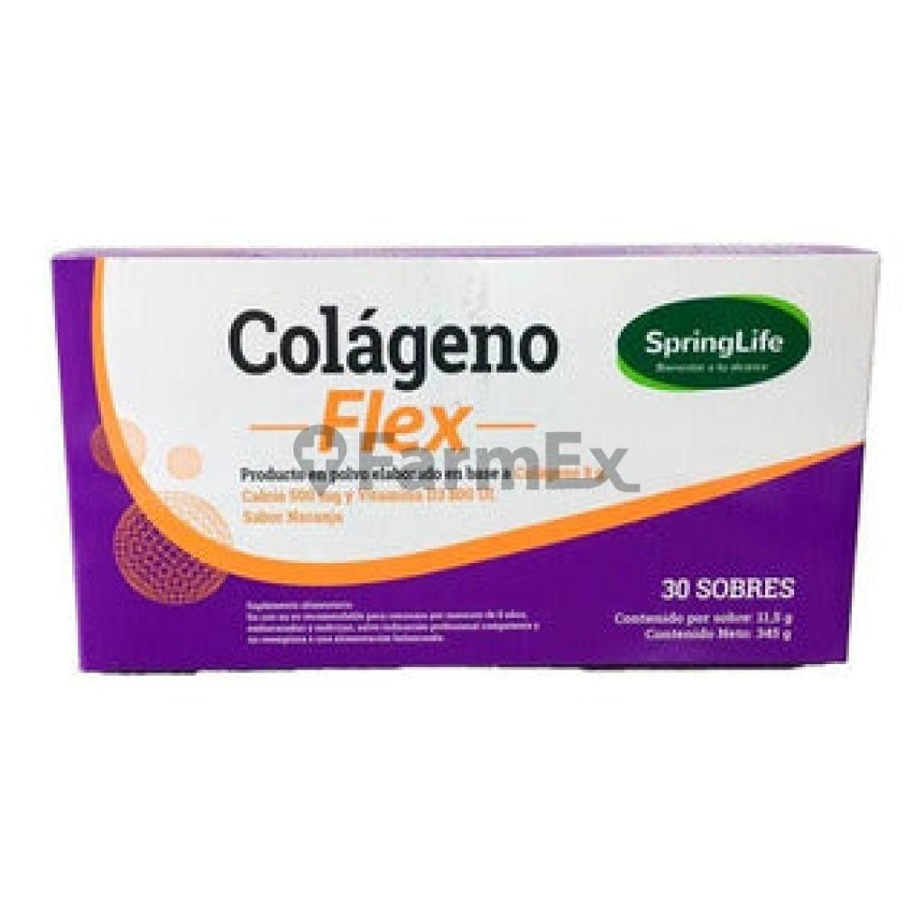 Colágeno en polvo "Flex sabor Naranja" x 30 sobres SPRINGLIFE 
