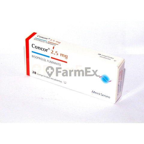 Concor 2,5 mg x 28 comprimidos "Ley Cenabast"