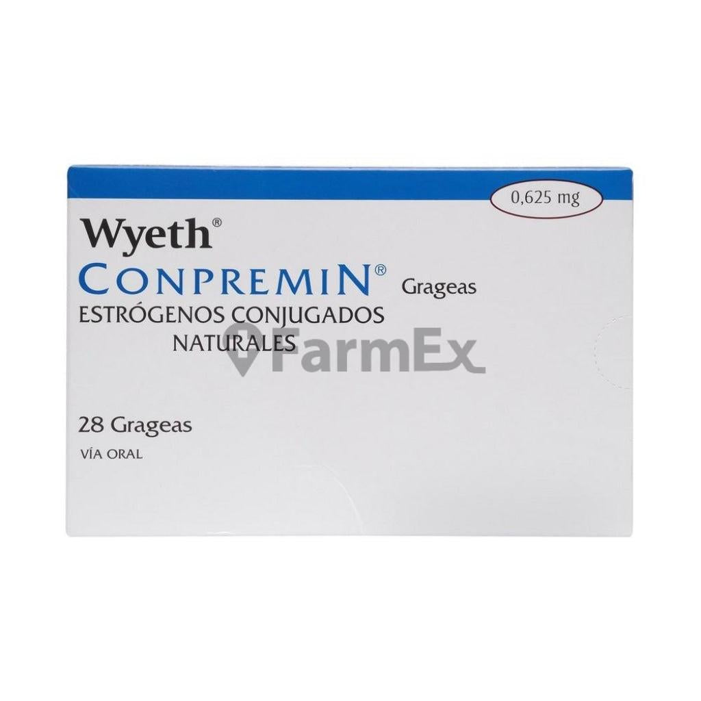 Conpremin 0.625 mg. x 28 Grageas WYETH 