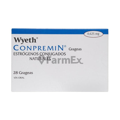 Conpremin 0.625 mg. x 28 Grageas WYETH 
