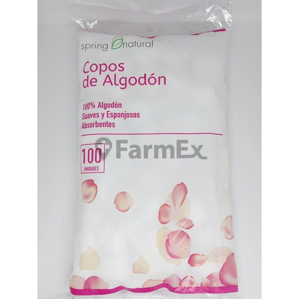 Copos de algodón "Suaves, esponjosos y absorbentes" Spring Natural 