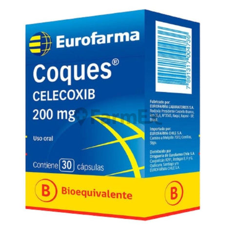 Coques Celecoxib 200 mg x 30 cápsulas