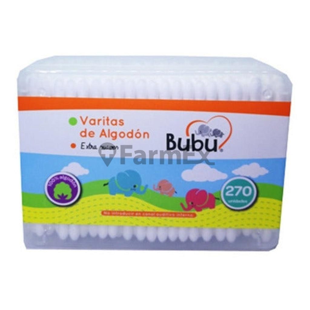 Cotonitos "Varitas de Papel" Extra Suaves x 270 unidades Bubu 