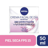 Crema Facial de Dia "Nutritiva" Piel Seca 24 H Hitratacion x 50 mL