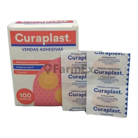 Curaplast vendas adhesivas x 100 unidades