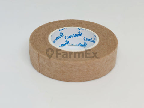 CureBand Tela Microporosa Color Piel 1,25 cm x 9 m x 1 und