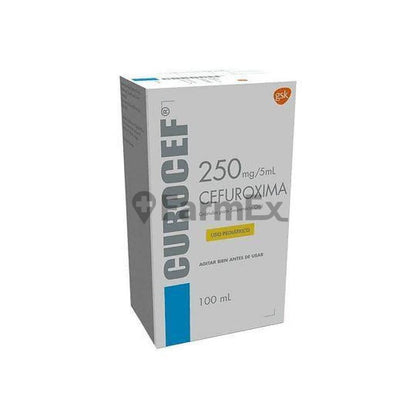 Curocef 250 mg / 5 ml x 100 ml Suspensión Oral (PRODUCTO CENABAST) GSK 