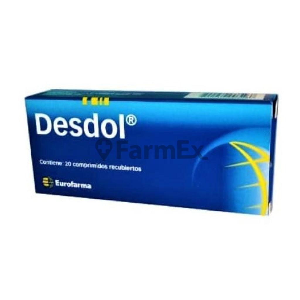 Desdol® x 20 Comprimidos Recubiertos EUROFARMA 