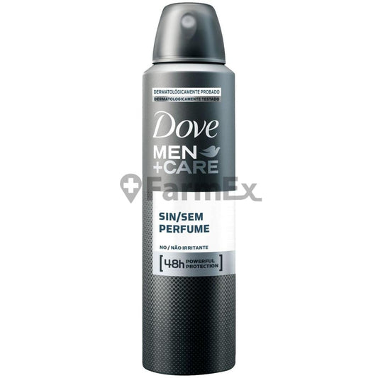 Desodorante Dove Men+care Antitranspirante Aerosol Sin Perfume x 150 ml Unilever 