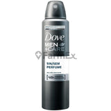 Desodorante Dove Men+care Antitranspirante Aerosol Sin Perfume x 150 ml