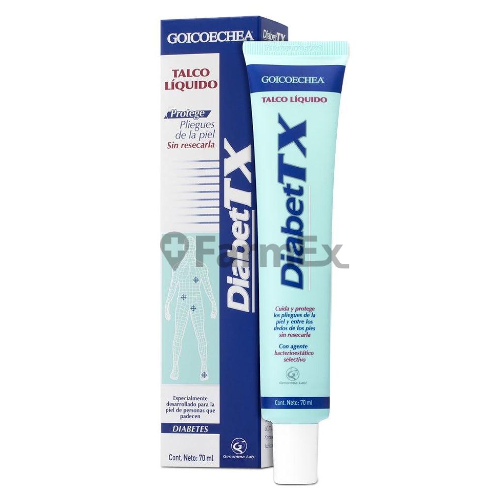 DiabetTX Talco Líquido x 70 ml Genomma 