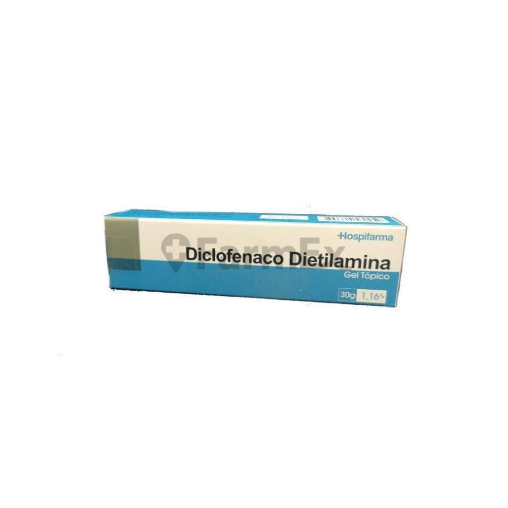 Diclofenaco Dietilamina 1,16 % Gel Topico x 30 g HOSPIFARMA 