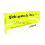 Diclofenaco sódico 50 mg x 10 comprimidos