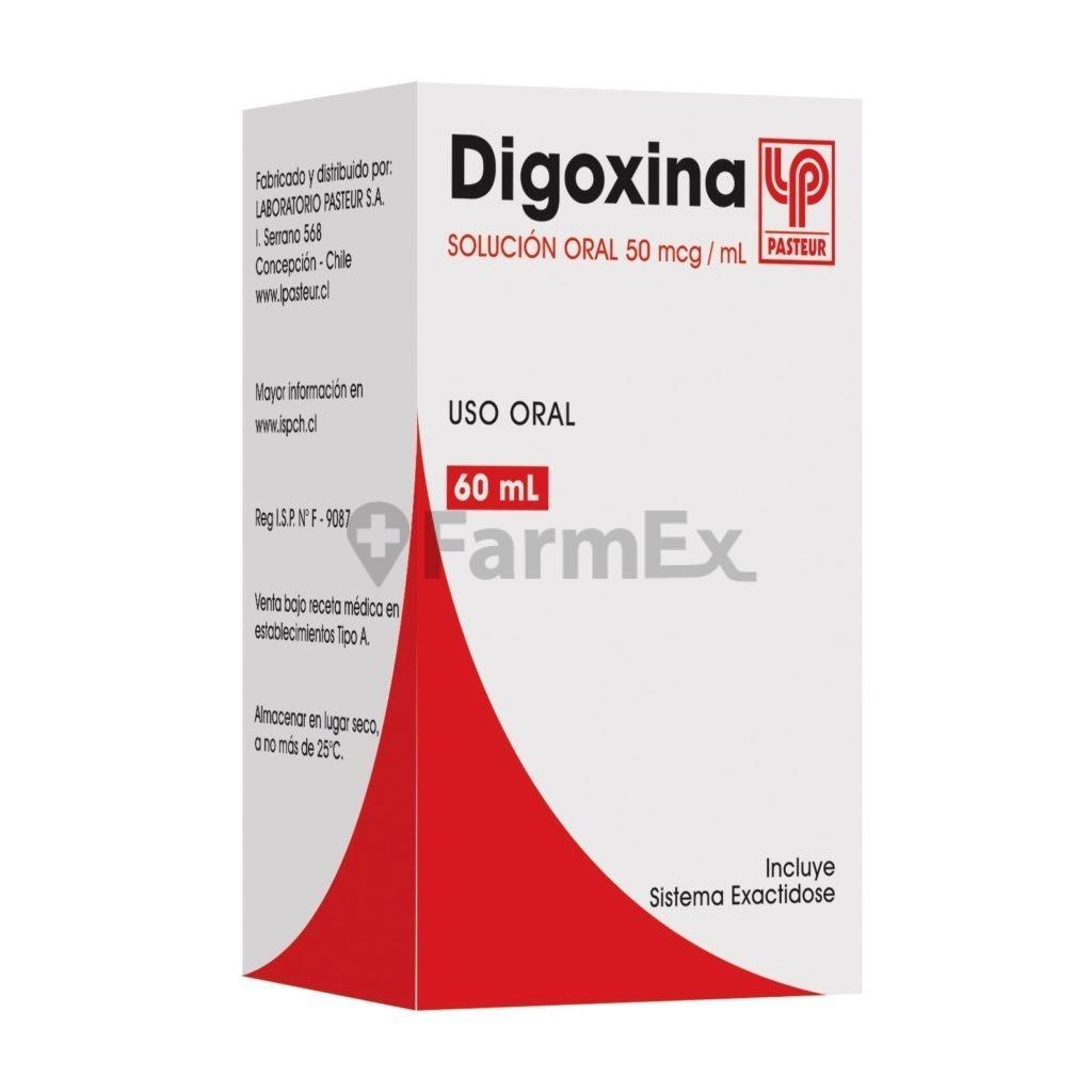Digoxin Solucion Oral 50 mcg / ml x 60 ml PASTEUR 