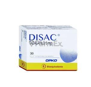 Disac Tadalafilo 5 mg x 30 comprimidos