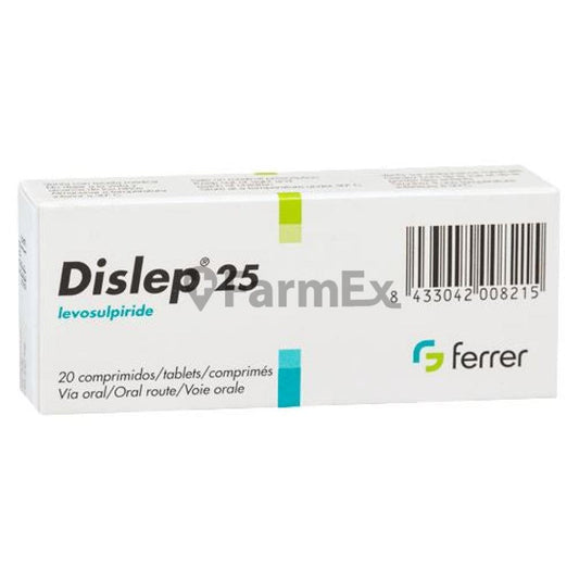Dislep 25 mg x 20 comprimidos FERRER 